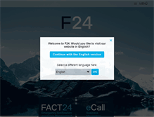 Tablet Screenshot of f24.com